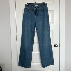 A&F Curve Love Mid Rise Slouchy Jeans 27Long